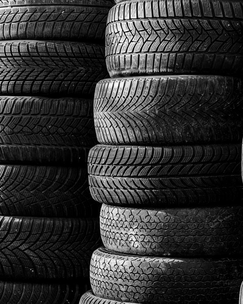 Stacks of tires